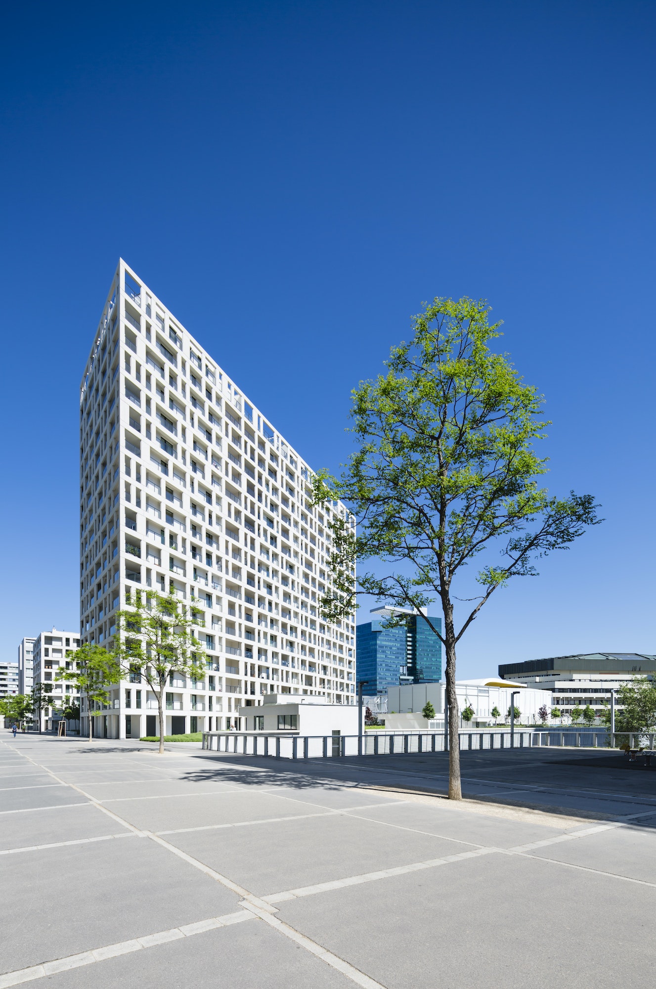 donau city appartment building in vienna austria